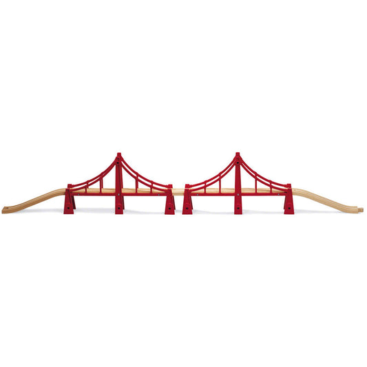 BRIO World Double Suspension Bridge