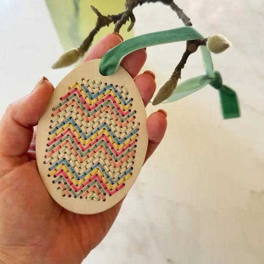Cotton Twist – Make Your Own Stitched Egg Decoration