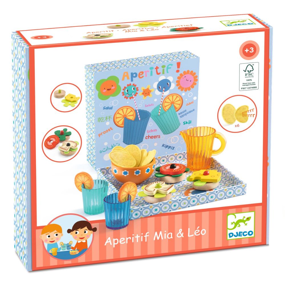 Djeco Pretend Play Foods - Aperitif Mia & Leo