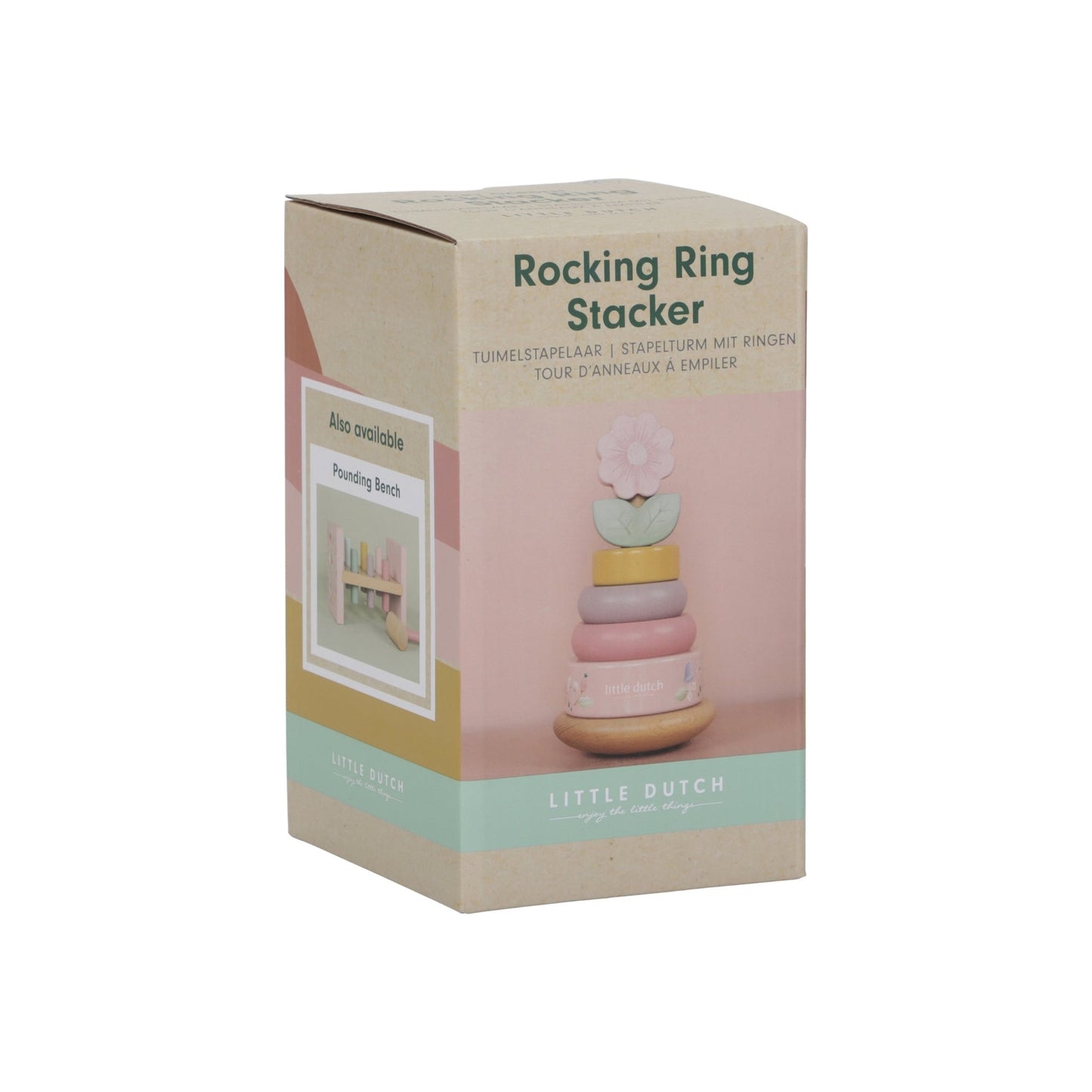 Little Dutch Wooden Rocking Ring Stacker – Fairy Garden