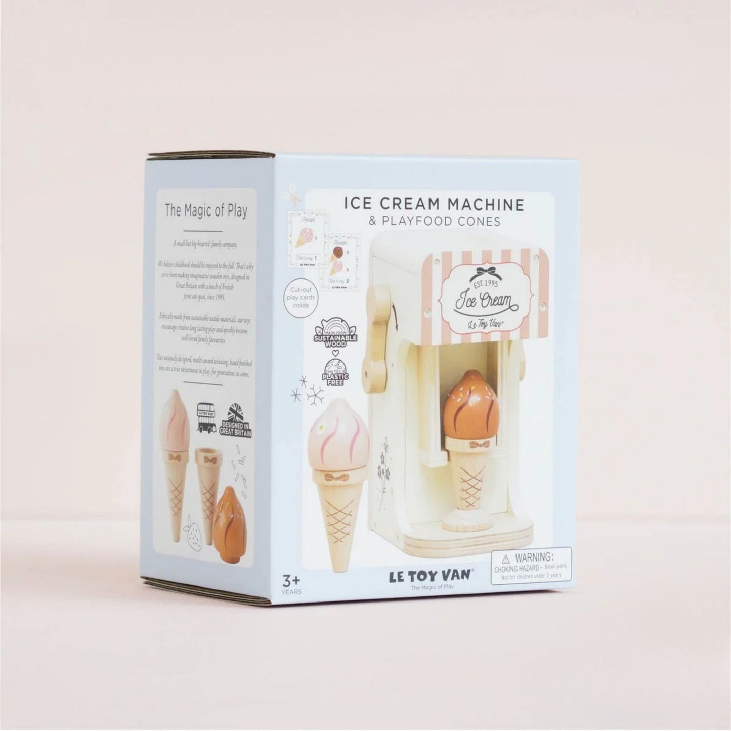 Le Toy Van Ice Cream Machine and Play Food Cones