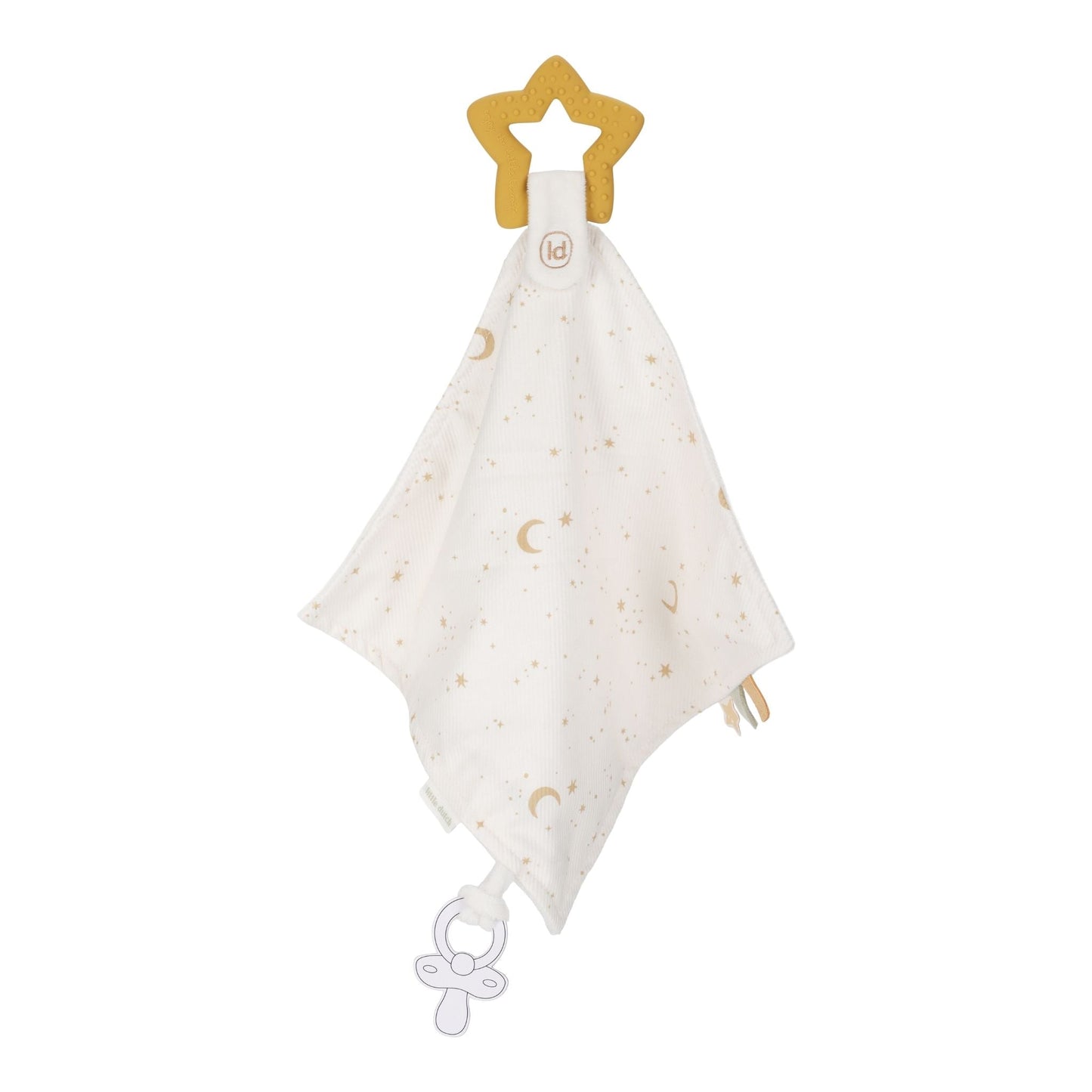 Little Dutch Cuddle Cloth with Teething Ring - Newborn Naturals
