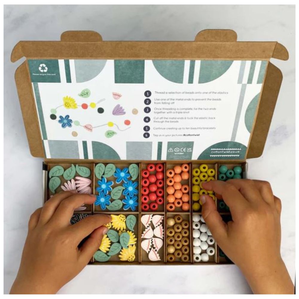 Cotton Twist Wildflower Bracelet Making Kit (Make 10)
