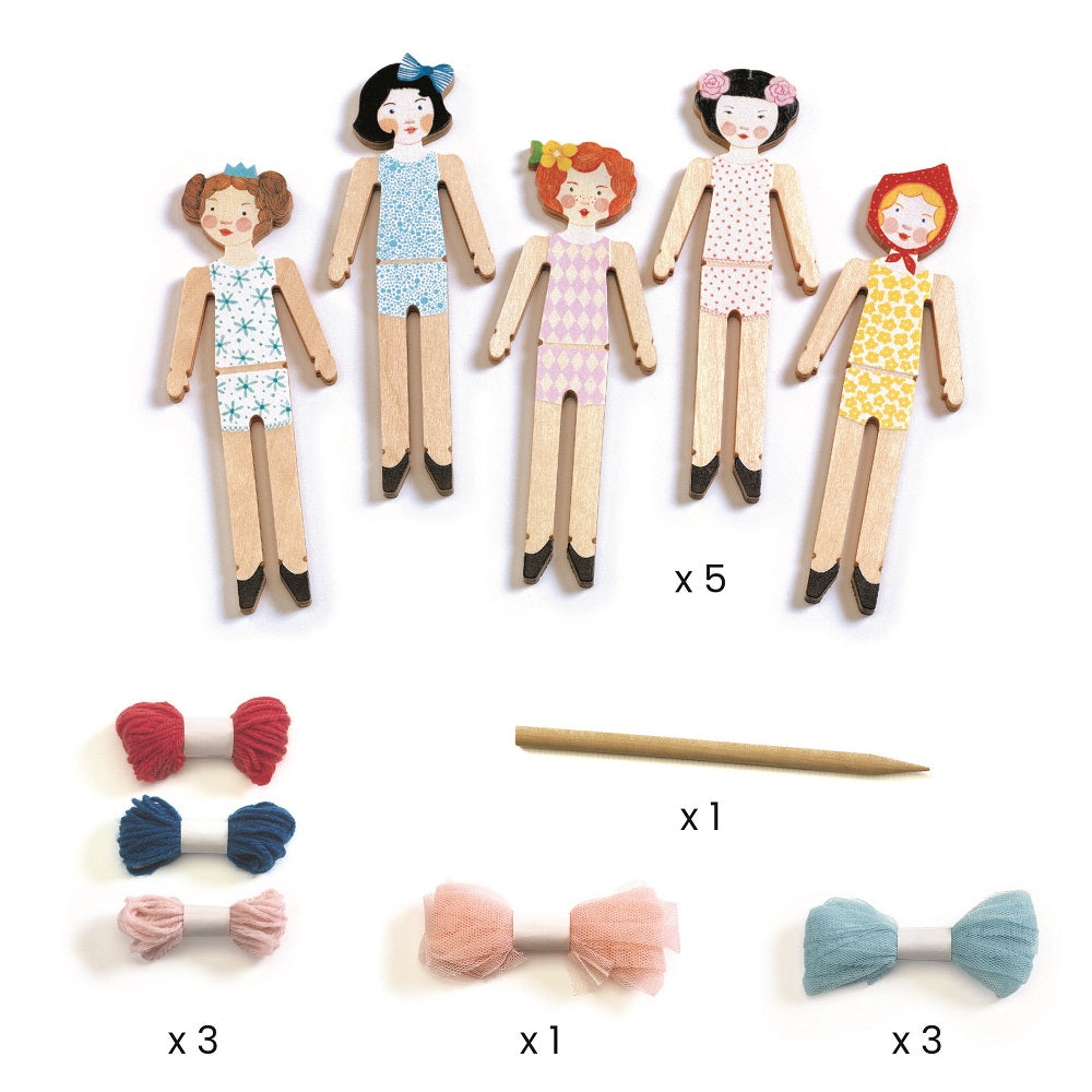 Djeco Do It Yourself: 5 Worry Dolls to Create