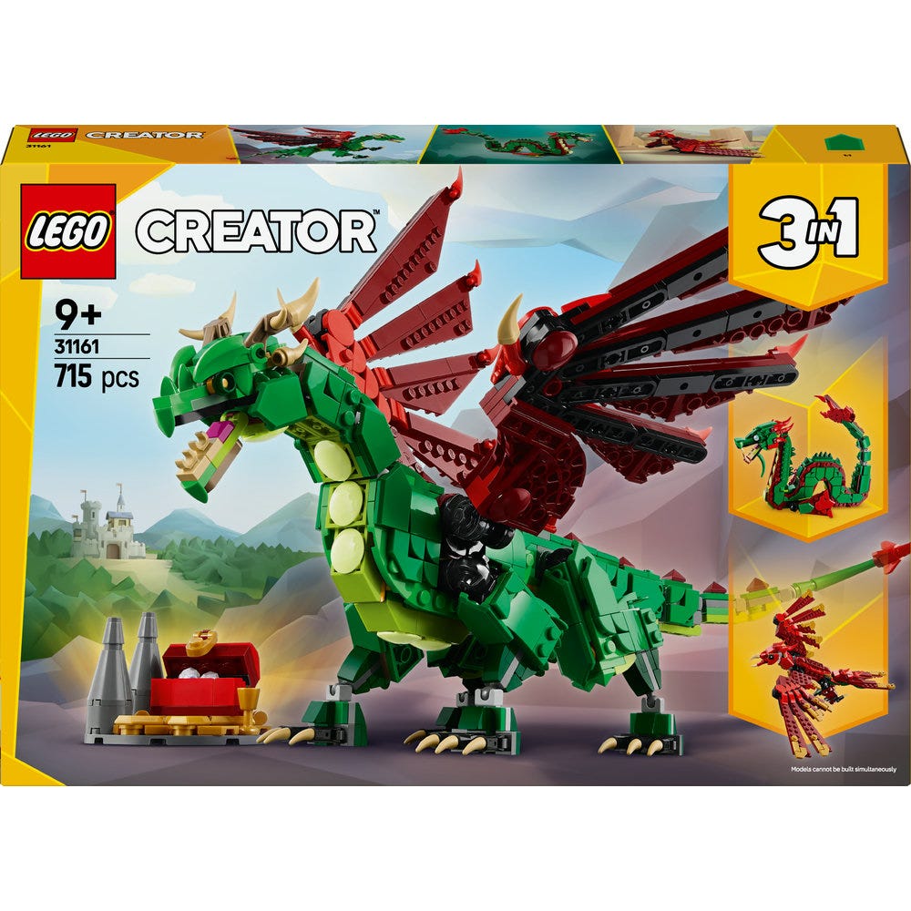 LEGO Creator 3in1 Medieval Dragon 31161