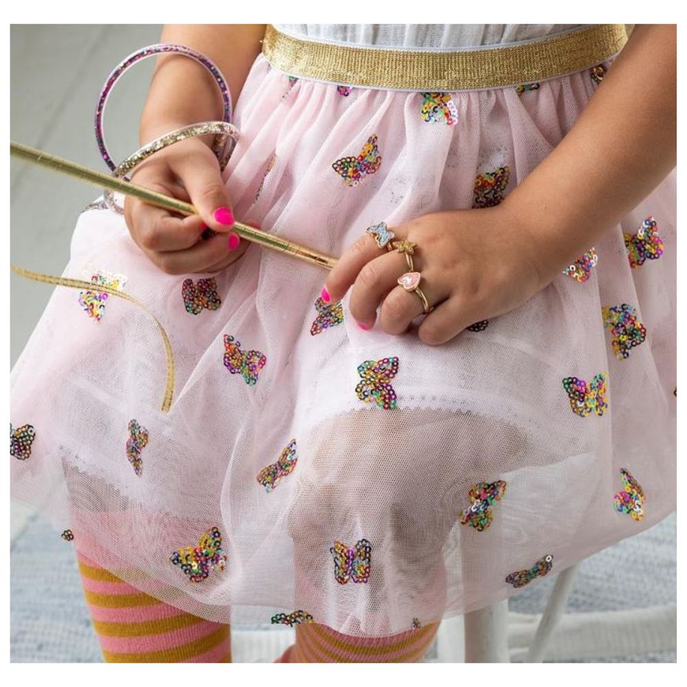 Rex London Fairies in the Garden Glitter Rings (Set)