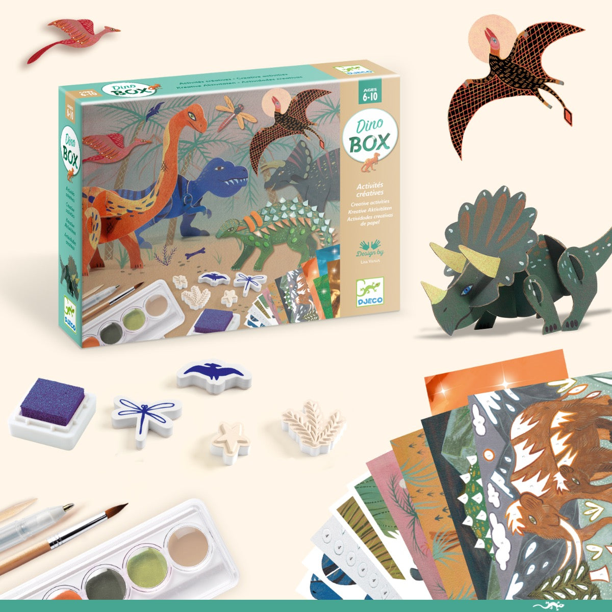 Djeco Multi-Activity Kit: The World of Dinosaurs