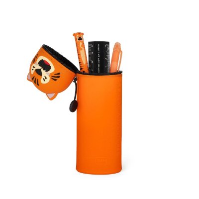 Kawaii 2-in-1 Silicone Pencil Case – Tiger