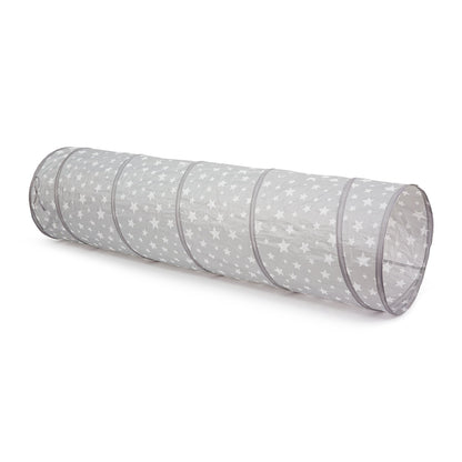 Kids Concept Play Tunnel - Star Grey