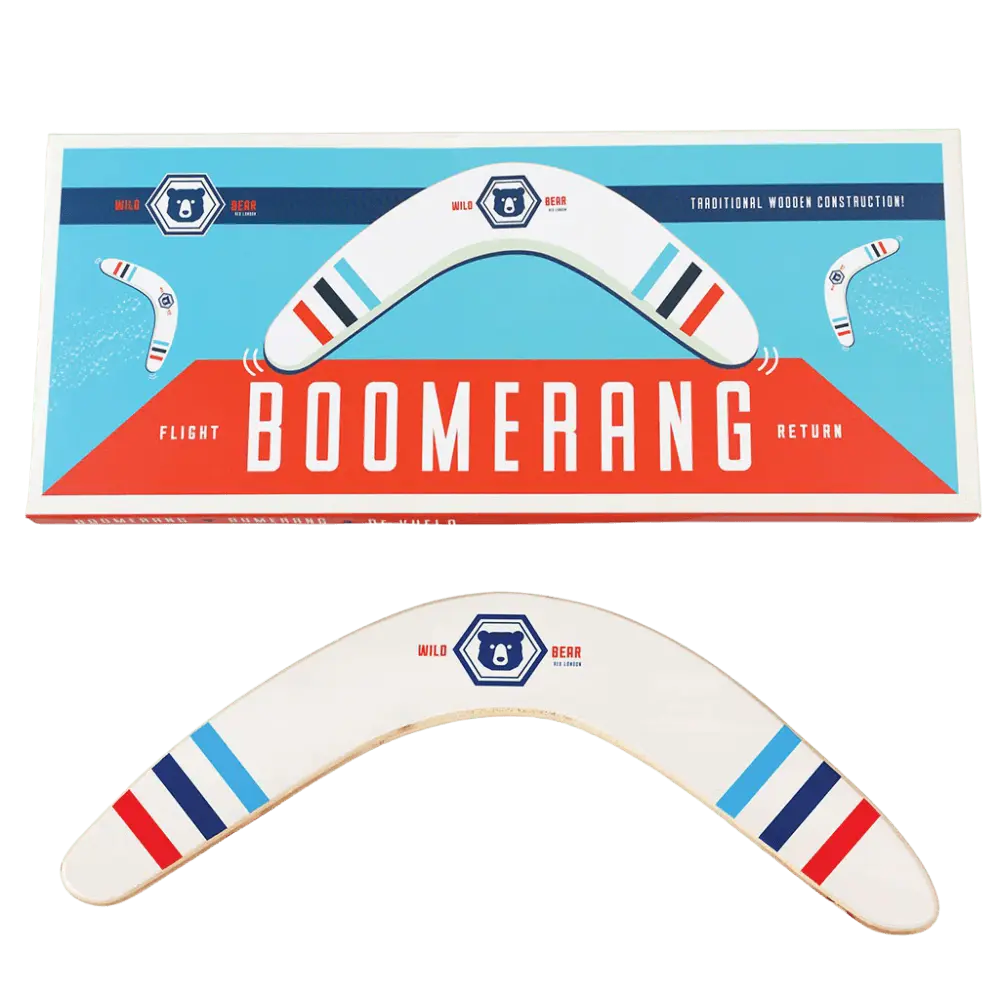 Rex London Wooden Boomerang – Wild Bear
