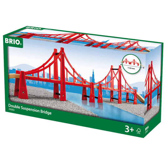 BRIO World Double Suspension Bridge