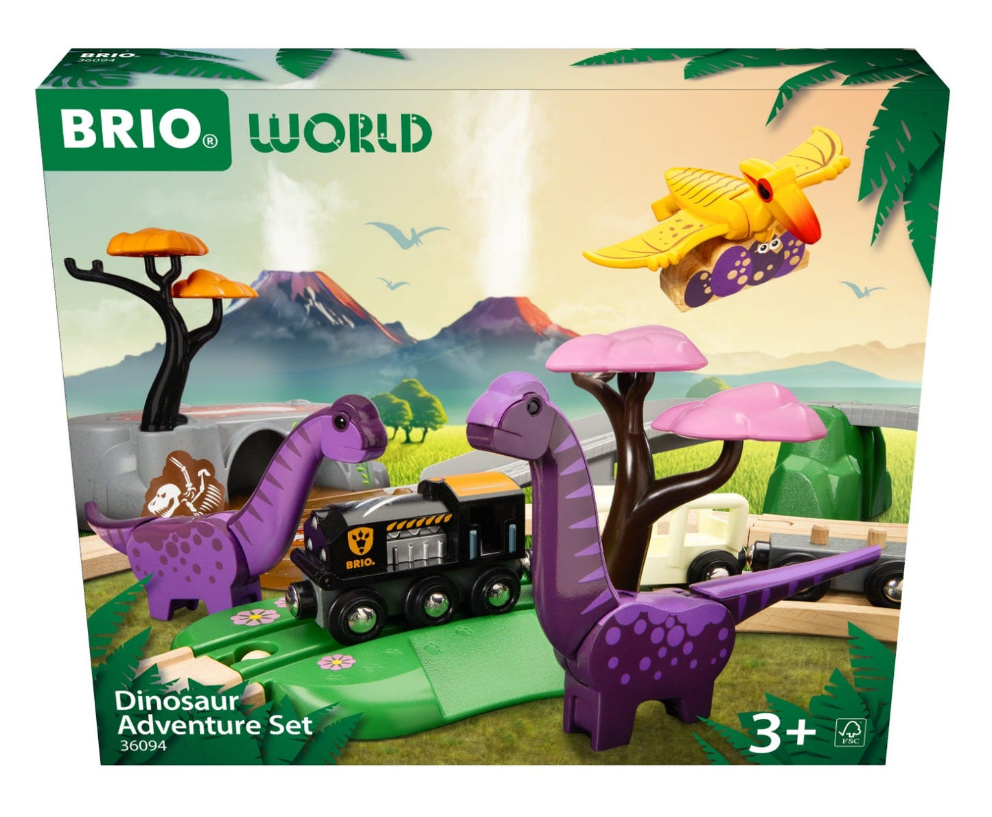 BRIO World Dinosaur Adventure Set