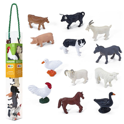 Mojo Fun Farm Figure Mini Worlds Playset