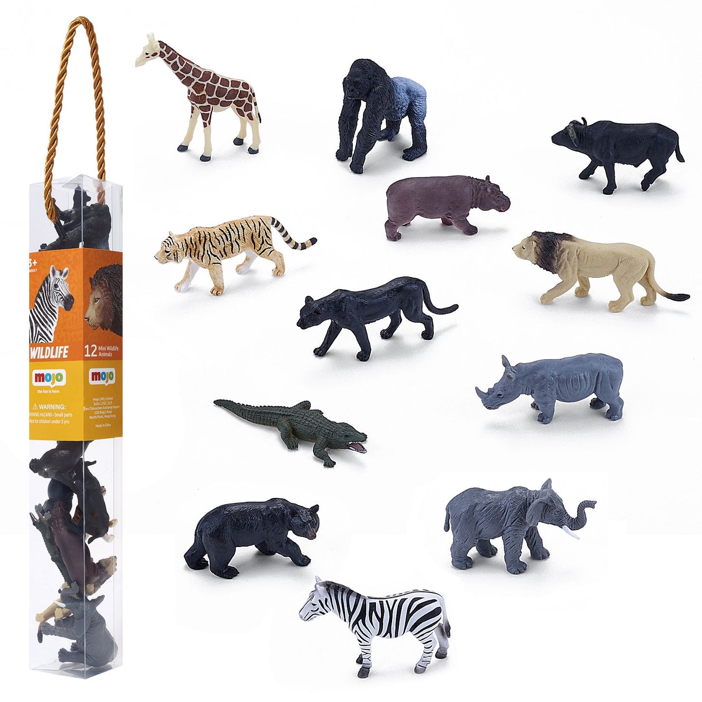 Mojo Fun African Wildlife Mini Worlds Playset