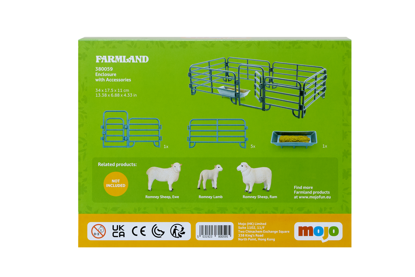 Mojo Fun Farmland Enclosure Playset
