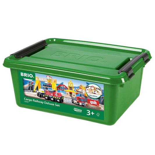 BRIO World Cargo Railway Deluxe Set