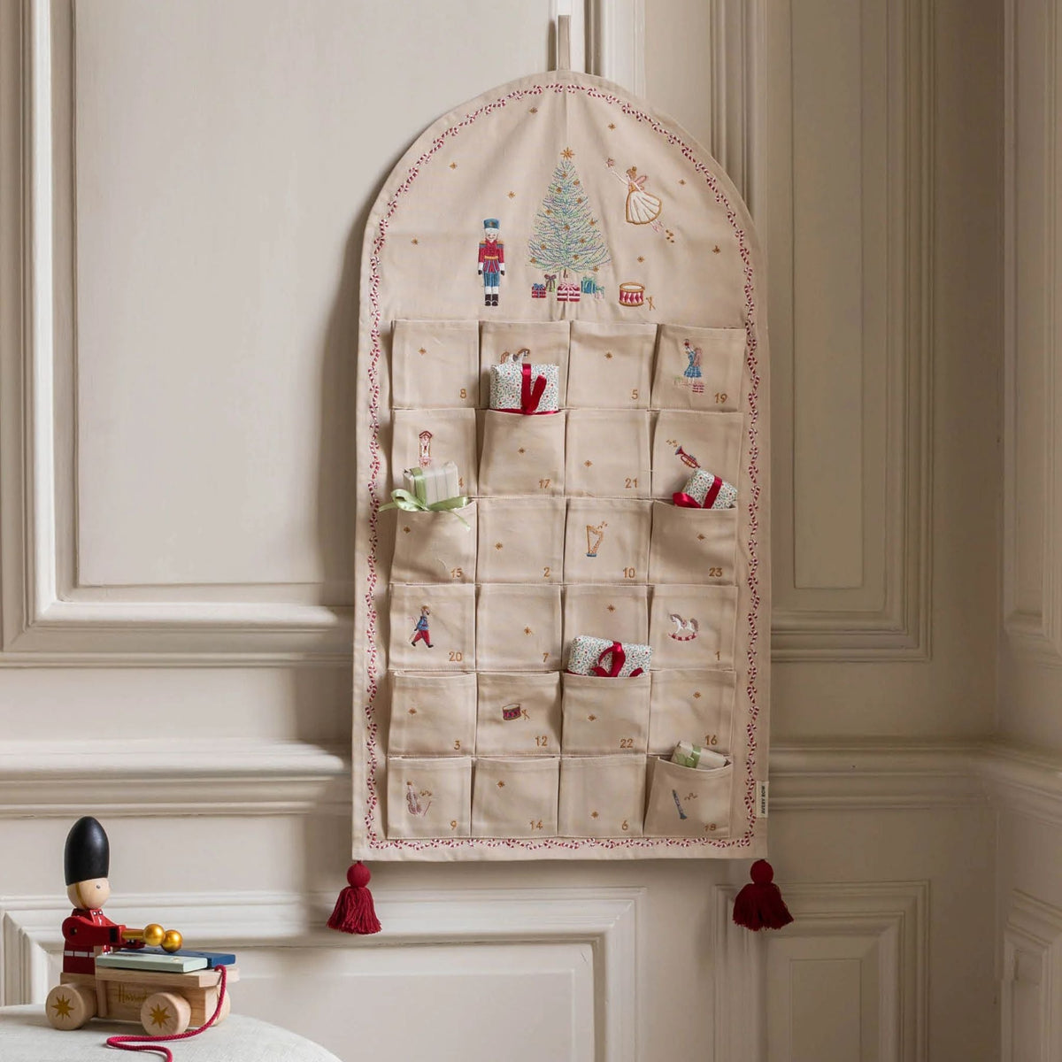 Avery Row Fabric Advent Calendar - The Nutcracker