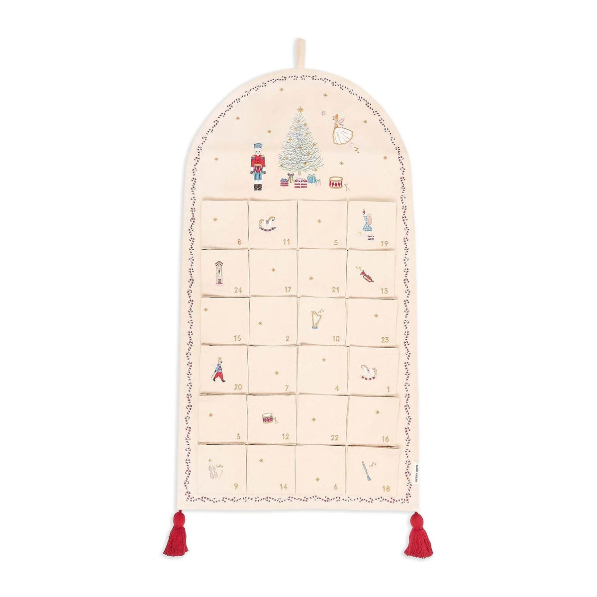 Avery Row Fabric Advent Calendar - The Nutcracker