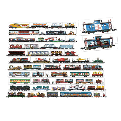 Banana Panda Mix and Match Trains Puzzle