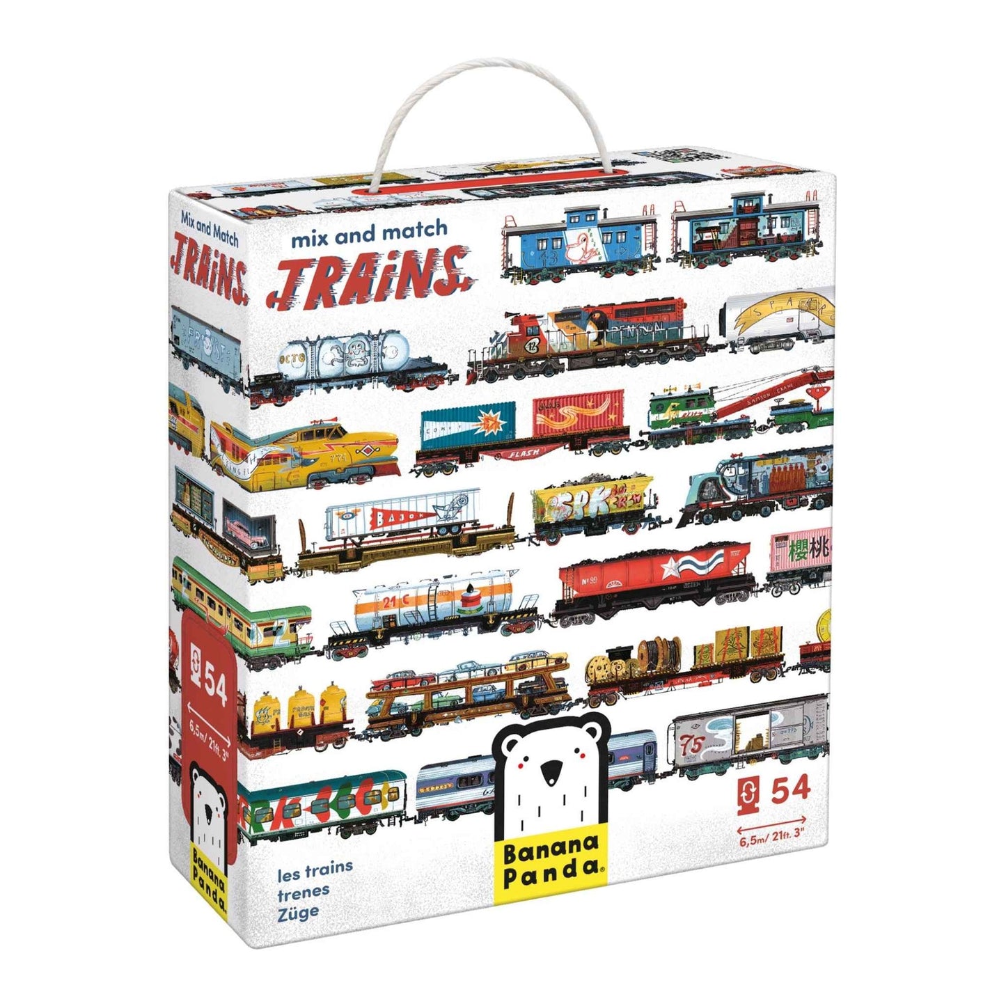 Banana Panda Mix and Match Trains Puzzle