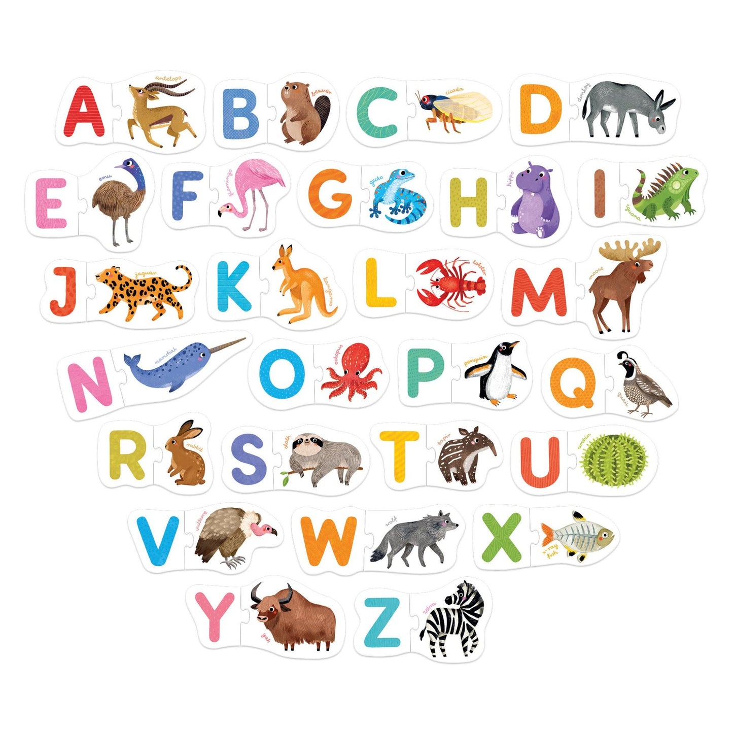 Banana Panda Puzzle Pairs - Letters