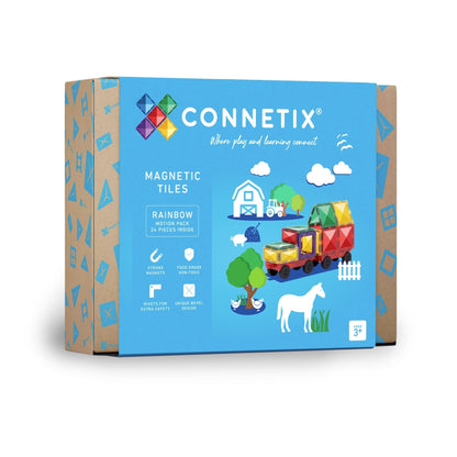 Connetix 24 Piece Rainbow Motion Pack