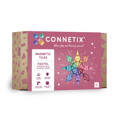 Connetix 40 Piece Pastel Geometry Pack