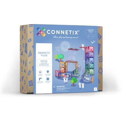 Connetix 80 Piece Pastel Ball Run Expansion Pack