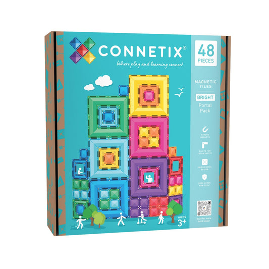 Connetix 48 Piece Bright Portal Pack