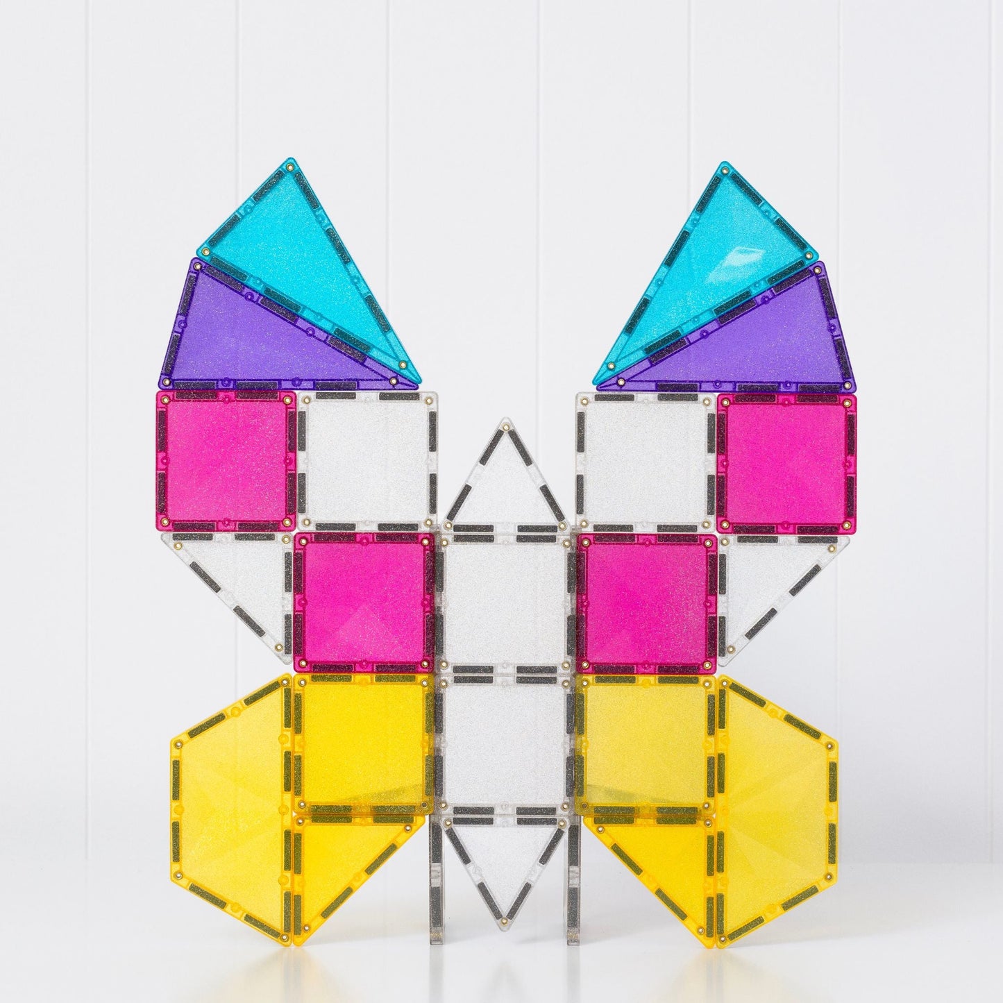 Connetix 56 Piece Glitter Unicorn Pack