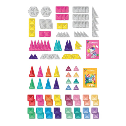 Connetix Unicorn Glitter Land Bundle