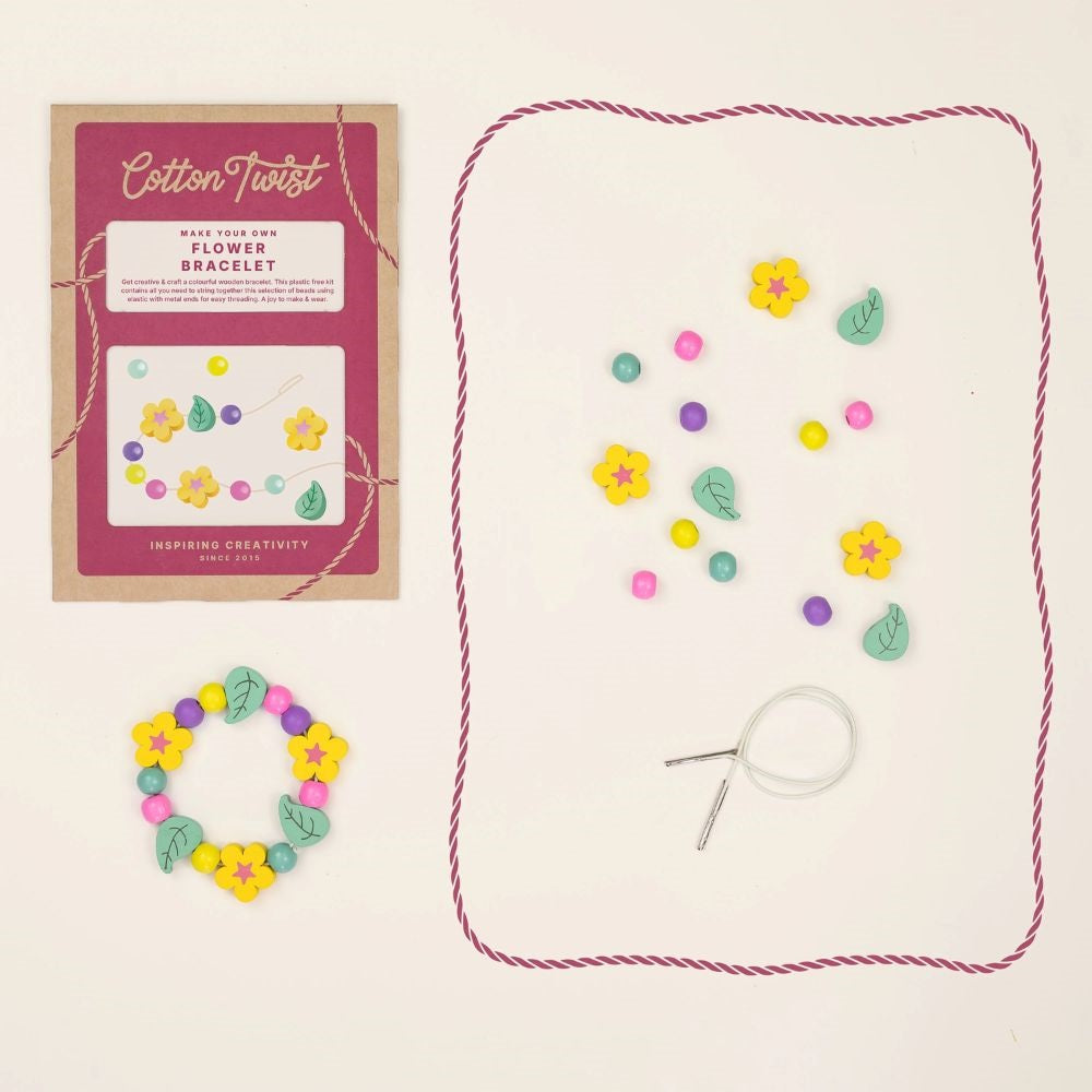 Cotton Twist Make Your Own Flower (Fairy) Bracelet