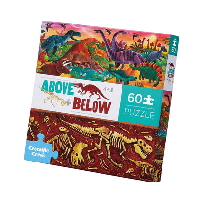 Crocodile Creek Dinosaur Above & Below Puzzle