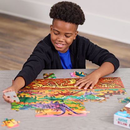Crocodile Creek Dinosaur Above & Below Puzzle