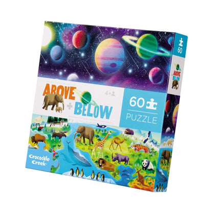 Crocodile Creek Earth & Space Above & Below Puzzle