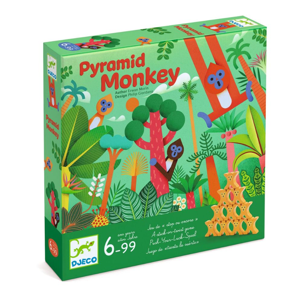 Djeco Pyramid Monkey Strategy Game