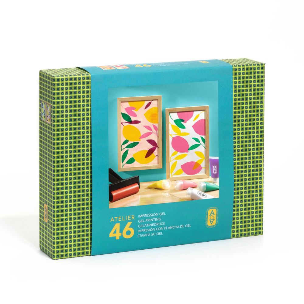 Djeco Atelier Grands Augustins: Beginner Gel Printing Kit