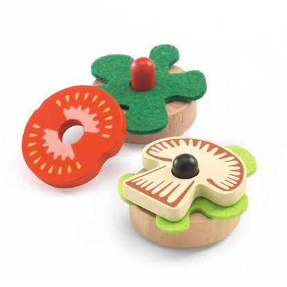 Djeco Pretend Play Foods - Aperitif Mia & Leo