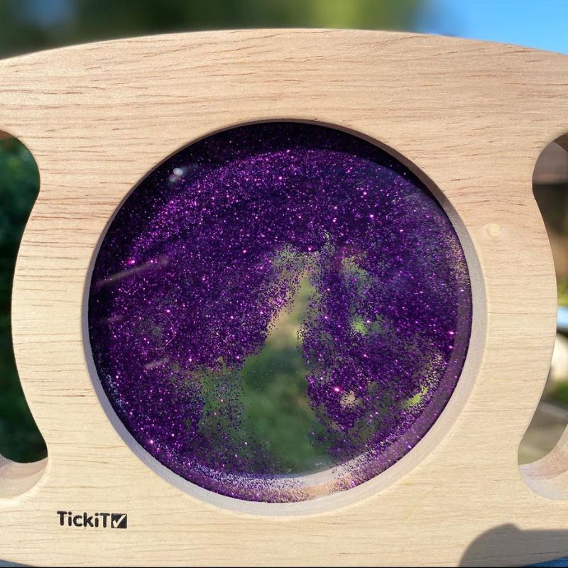 TickiT Easy Hold Glitter Panel - Purple
