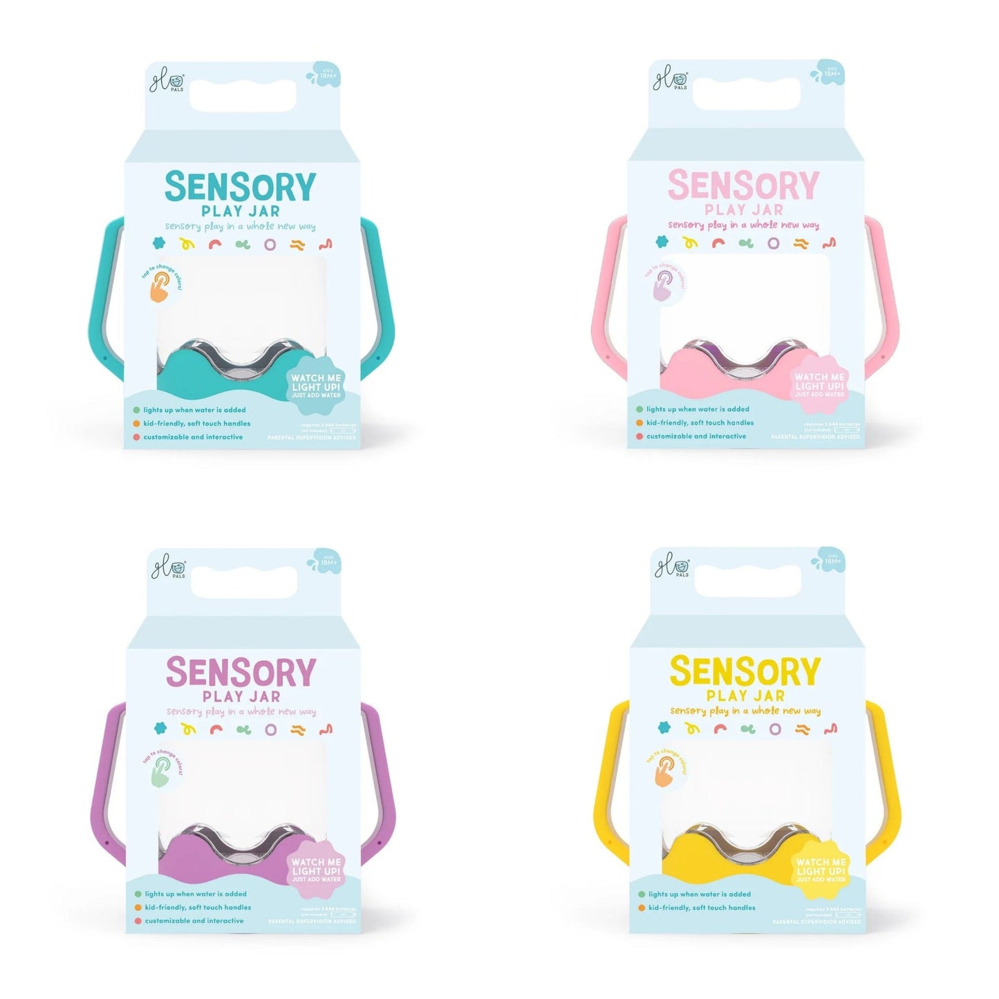 Glo Pals Sensory Play Jar