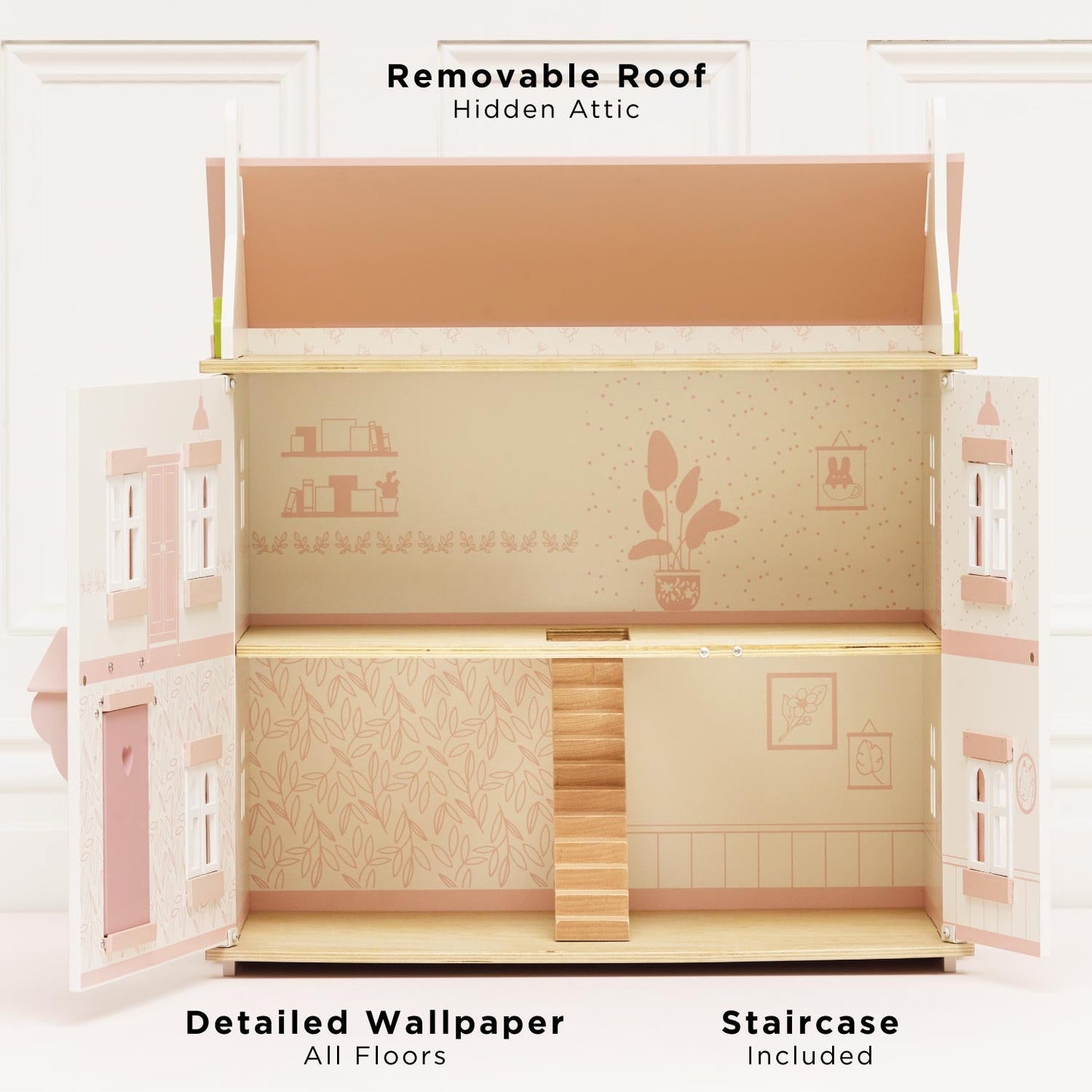 Sophie's Wooden Dolls House detail