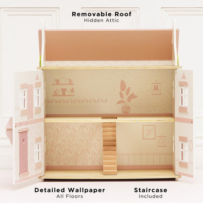 Sophie's Wooden Dolls House detail