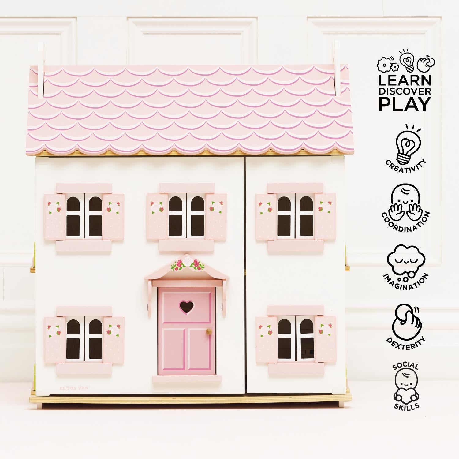 Sophie's Wooden Dolls House rooms