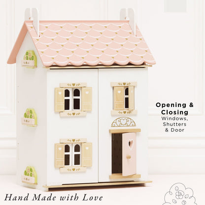 Roseheart Wooden Dolls House detail