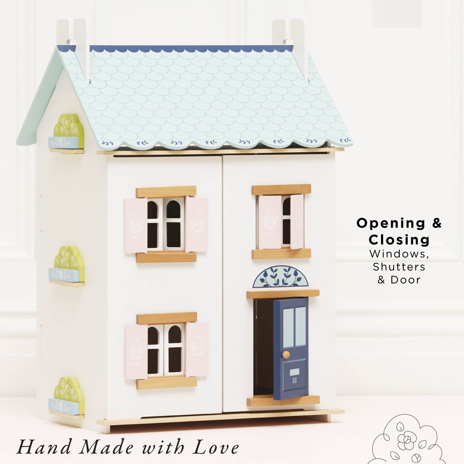 Bluebelle Wooden Dolls House detail
