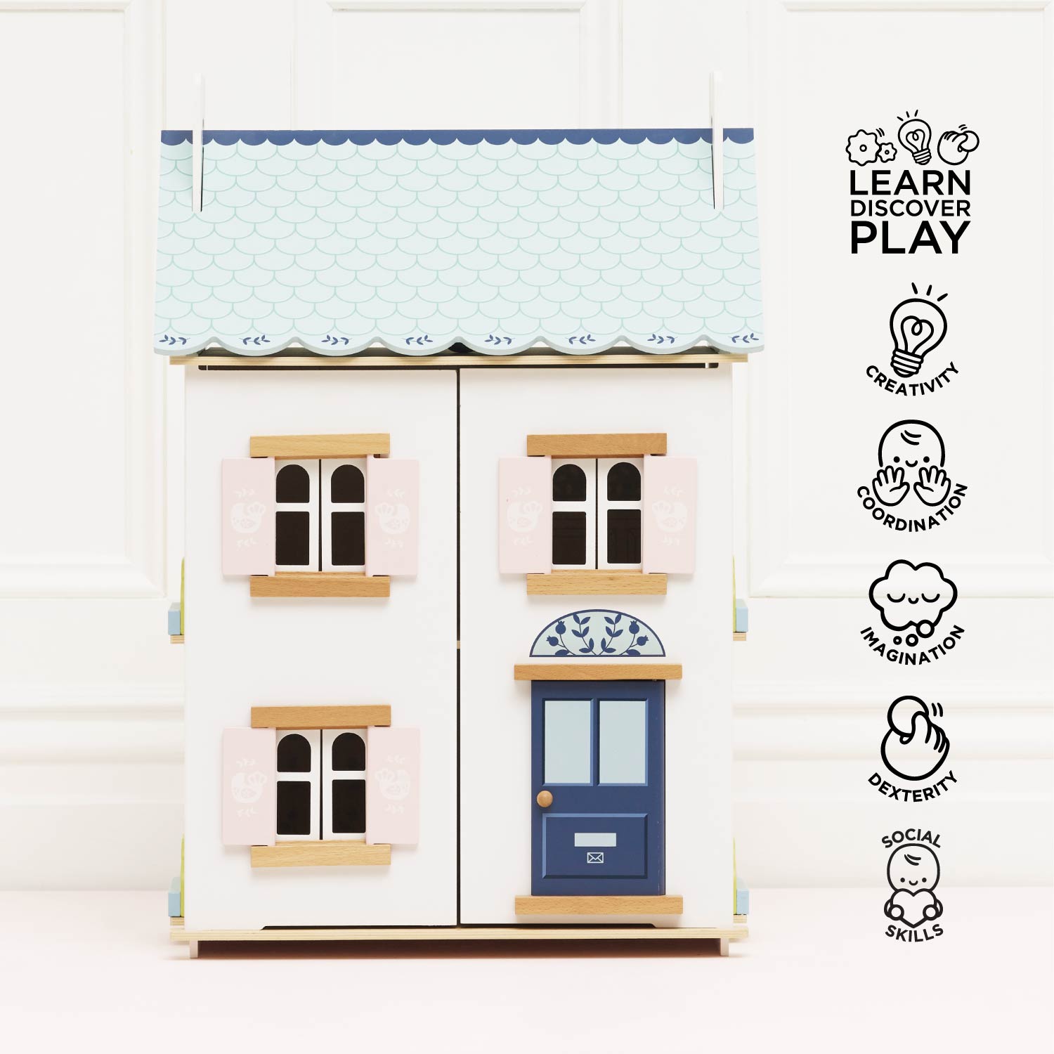 Bluebelle Wooden Dolls House rooms