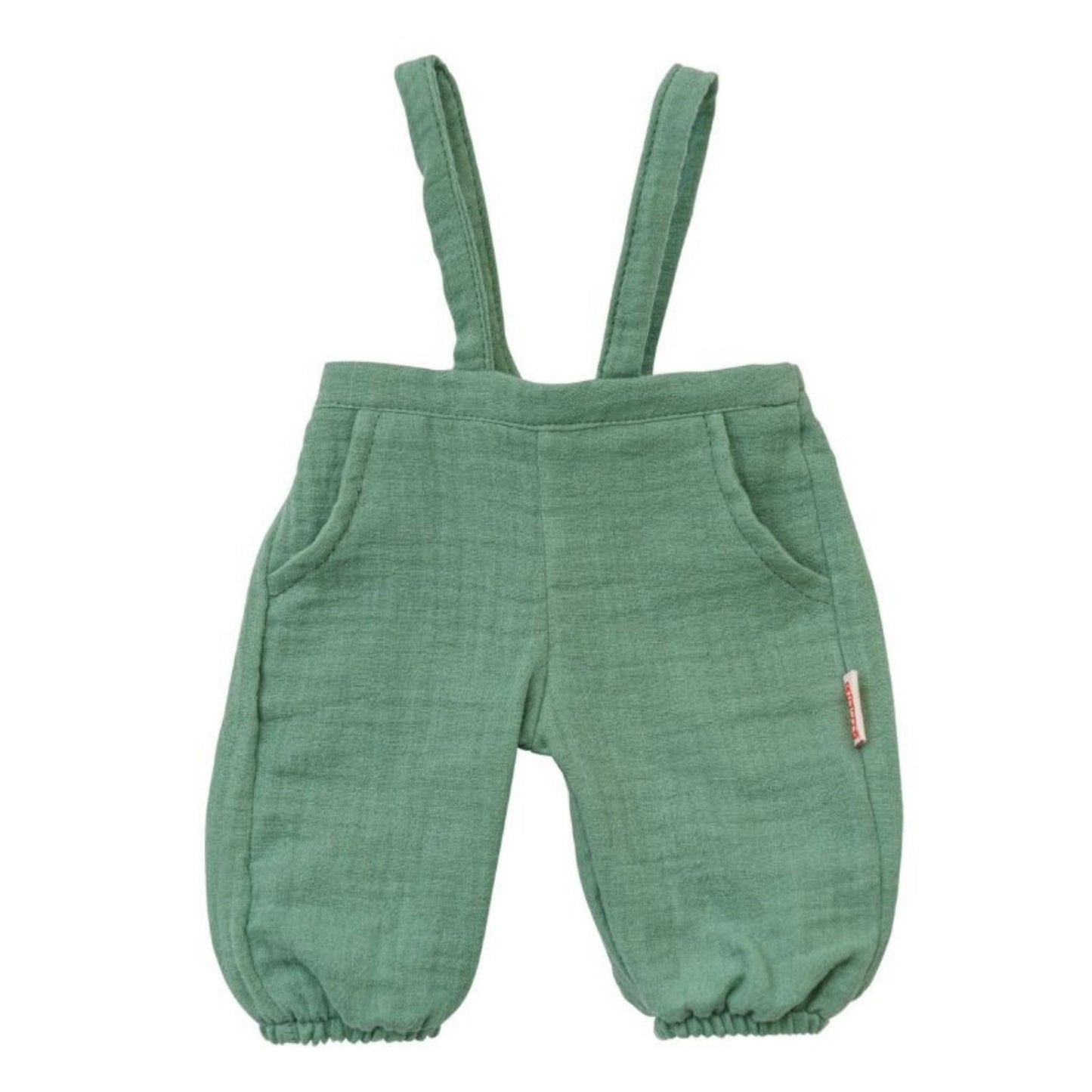 Paola Reina Boy Doll with Sage Green Dungarees – 34cm