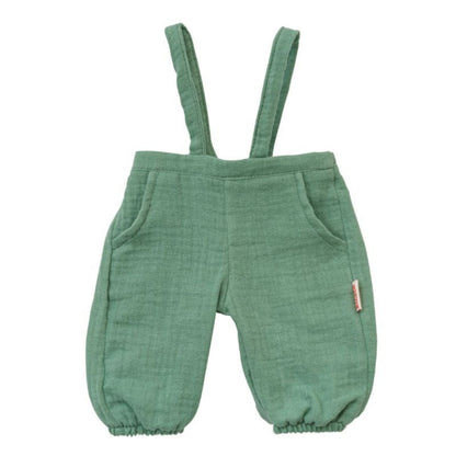 Paola Reina Boy Doll with Sage Green Dungarees – 34cm