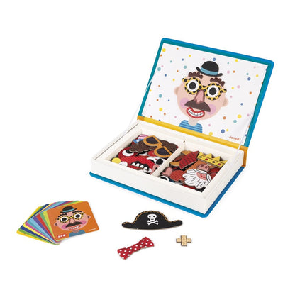 Janod Boys Crazy Faces Magnetibook