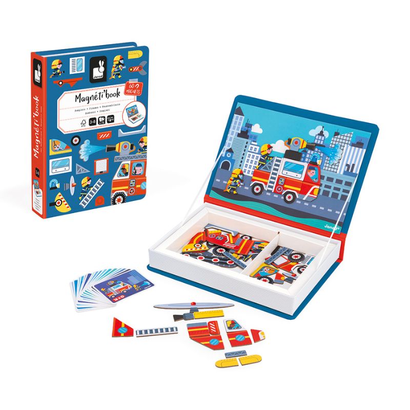 Janod Firefighter Magnetibook